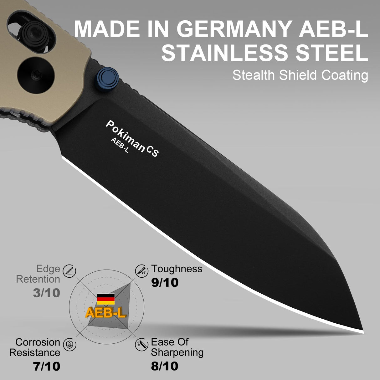 Pokiman CS | Aluminium + Sheepsfoot AEB-L