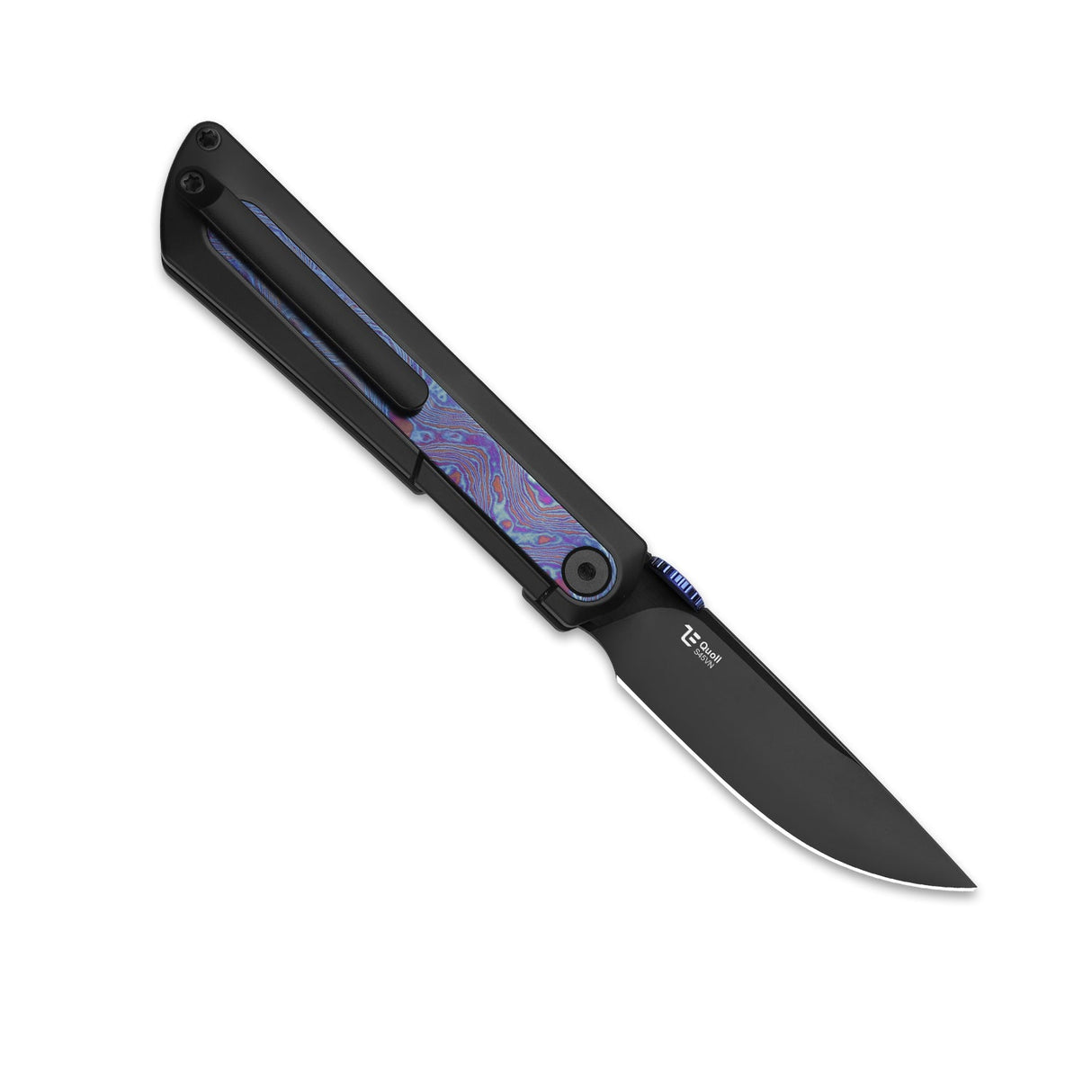 Quoll | Black Titanium & Timascus + S45VN