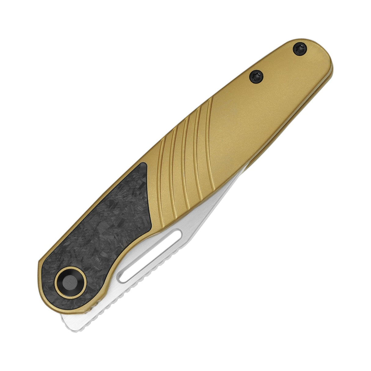 Raze | Gold Titanium & Carbon Fibre + S45VN