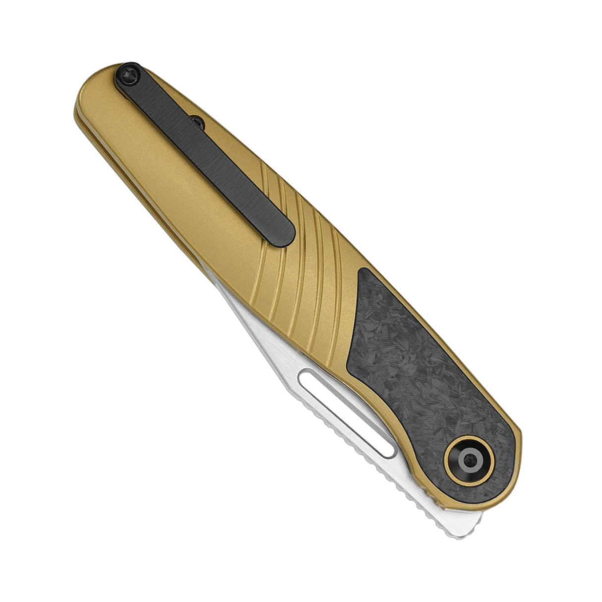 Raze | Gold Titanium & Carbon Fibre + S45VN