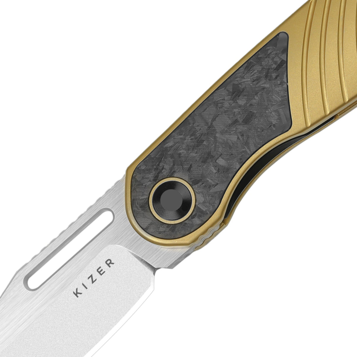 Raze | Gold Titanium & Carbon Fibre + S45VN