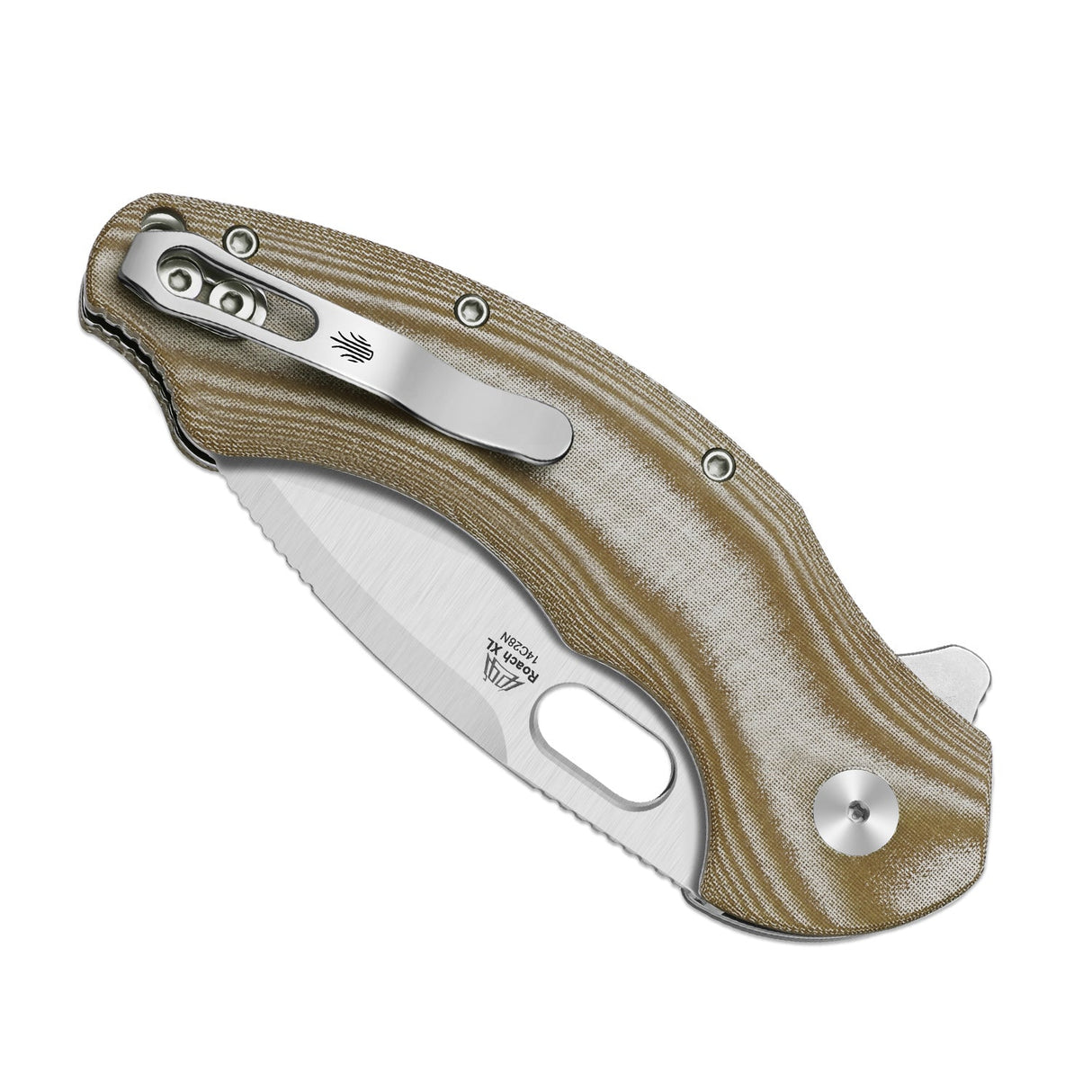 Roach XL | Norplex UltreX™ Micarta + Satin 14C28N