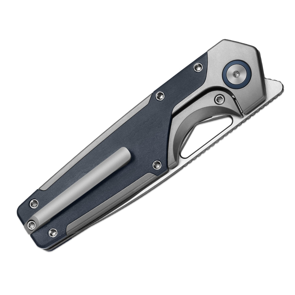 Serpentine | Ti & Blue Richlite + Satin M390