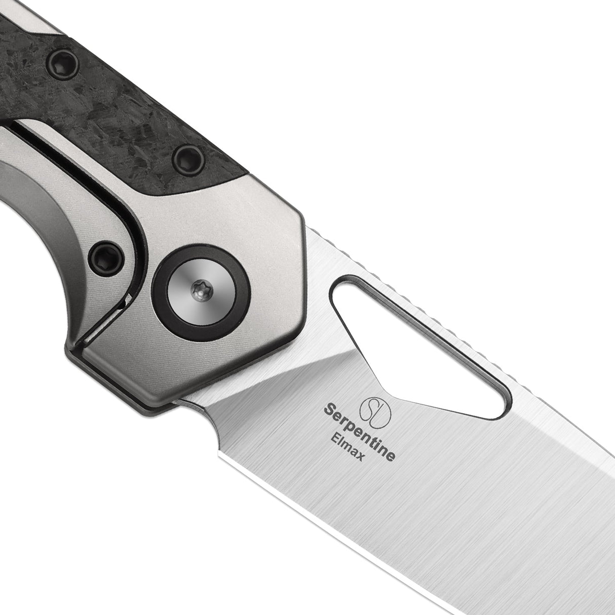 Serpentine | Ti & Carbon Fiber + Satin Elmax
