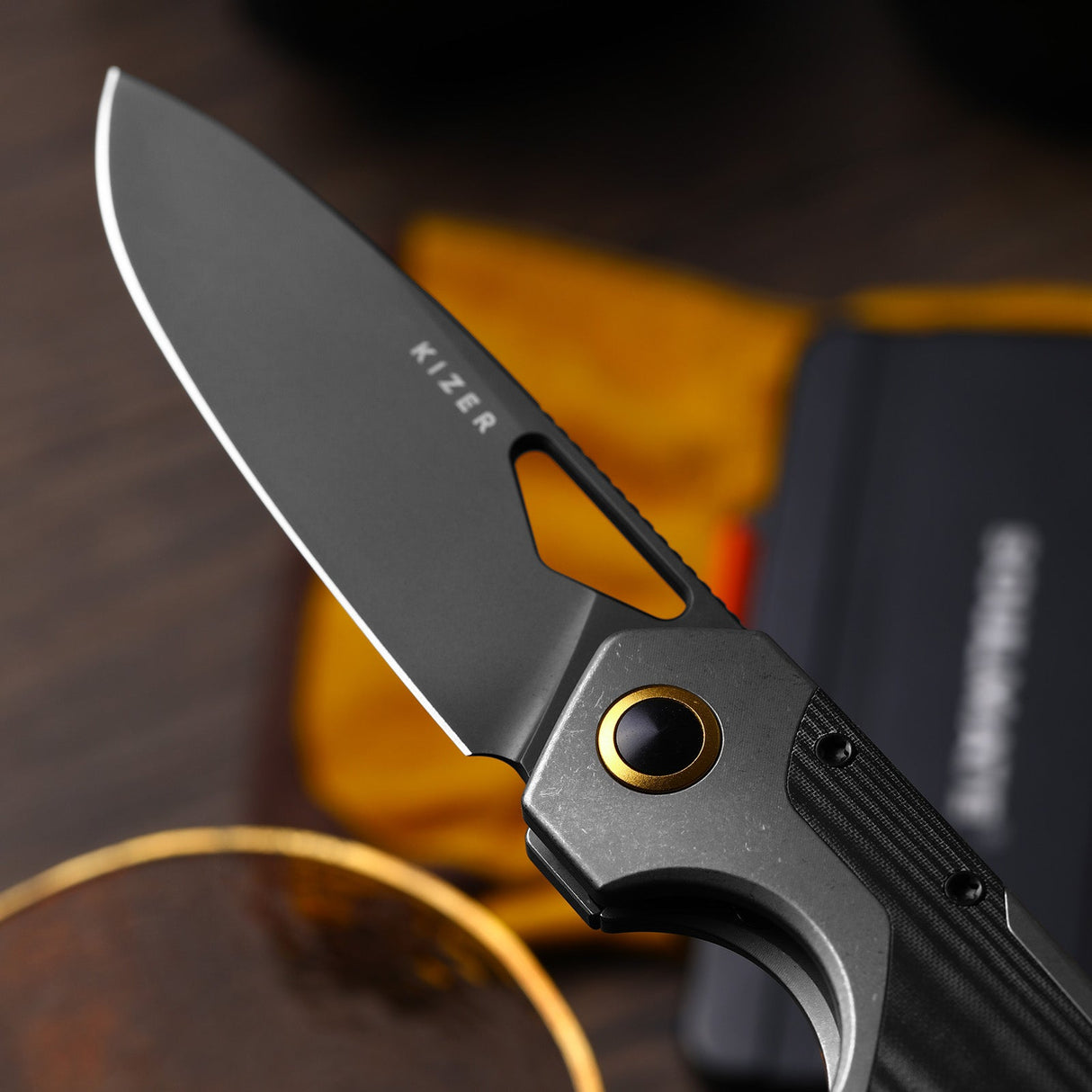 Serpentine | Ti & Micarta + Matte DLC Ultra Elmax