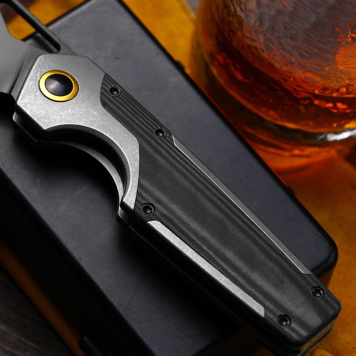 Serpentine | Ti & Micarta + Matte DLC Ultra Elmax