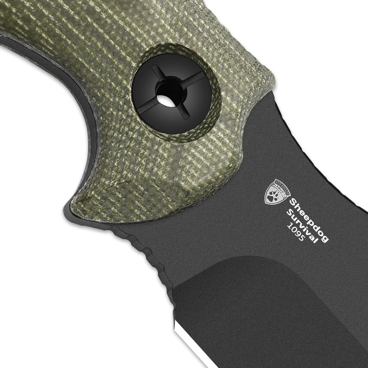Sheepdog Survival | Green Micarta + 1095