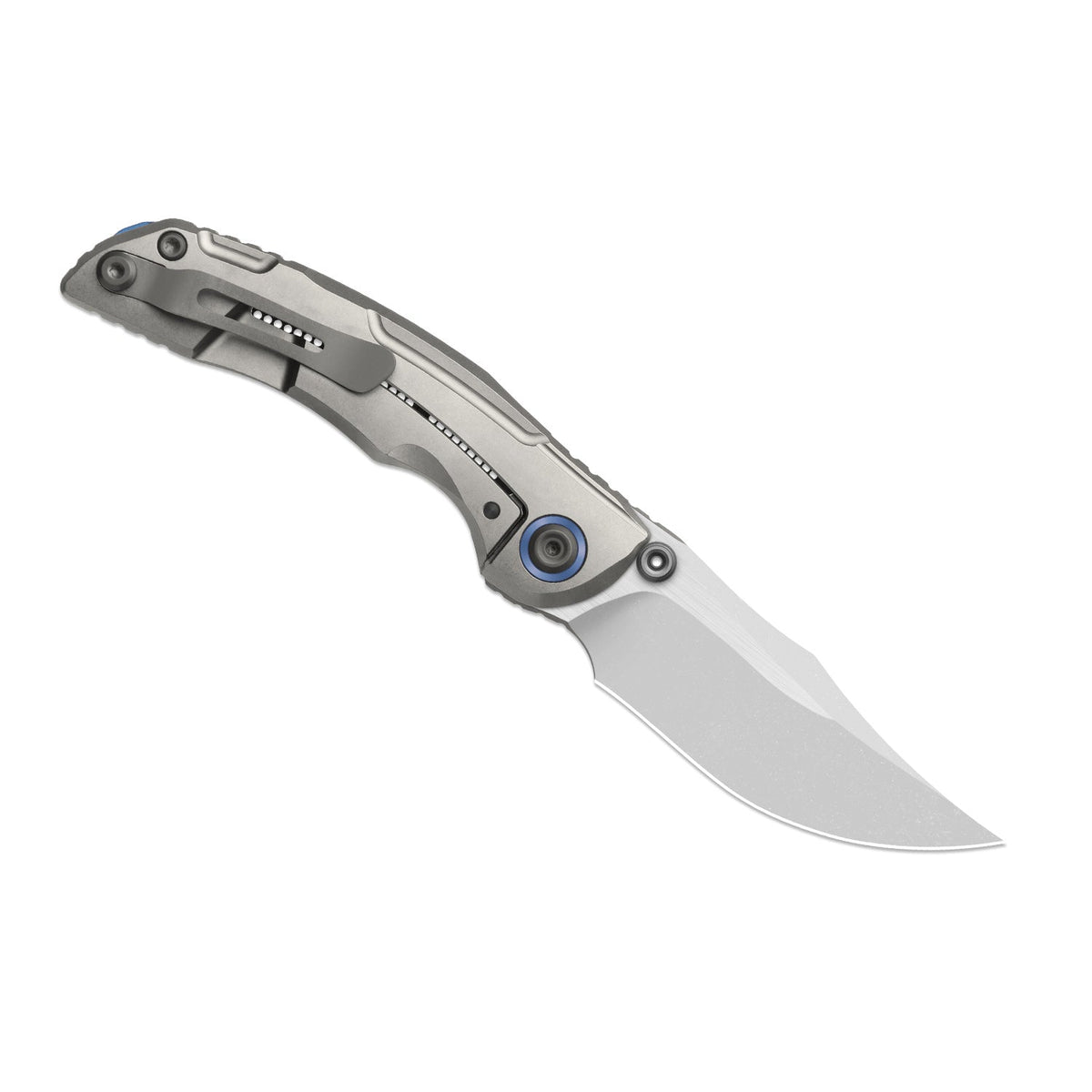 Silver Wing-lite | Ti & Carbon Fibre + Stonewash S45VN