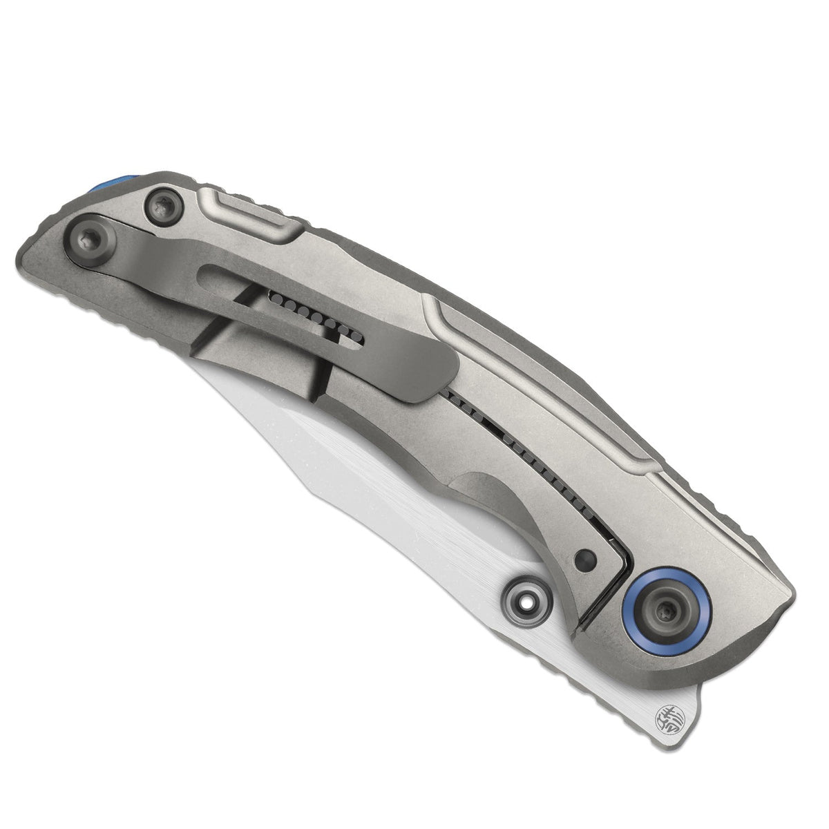 Silver Wing-lite | Ti & Carbon Fibre + Stonewash S45VN