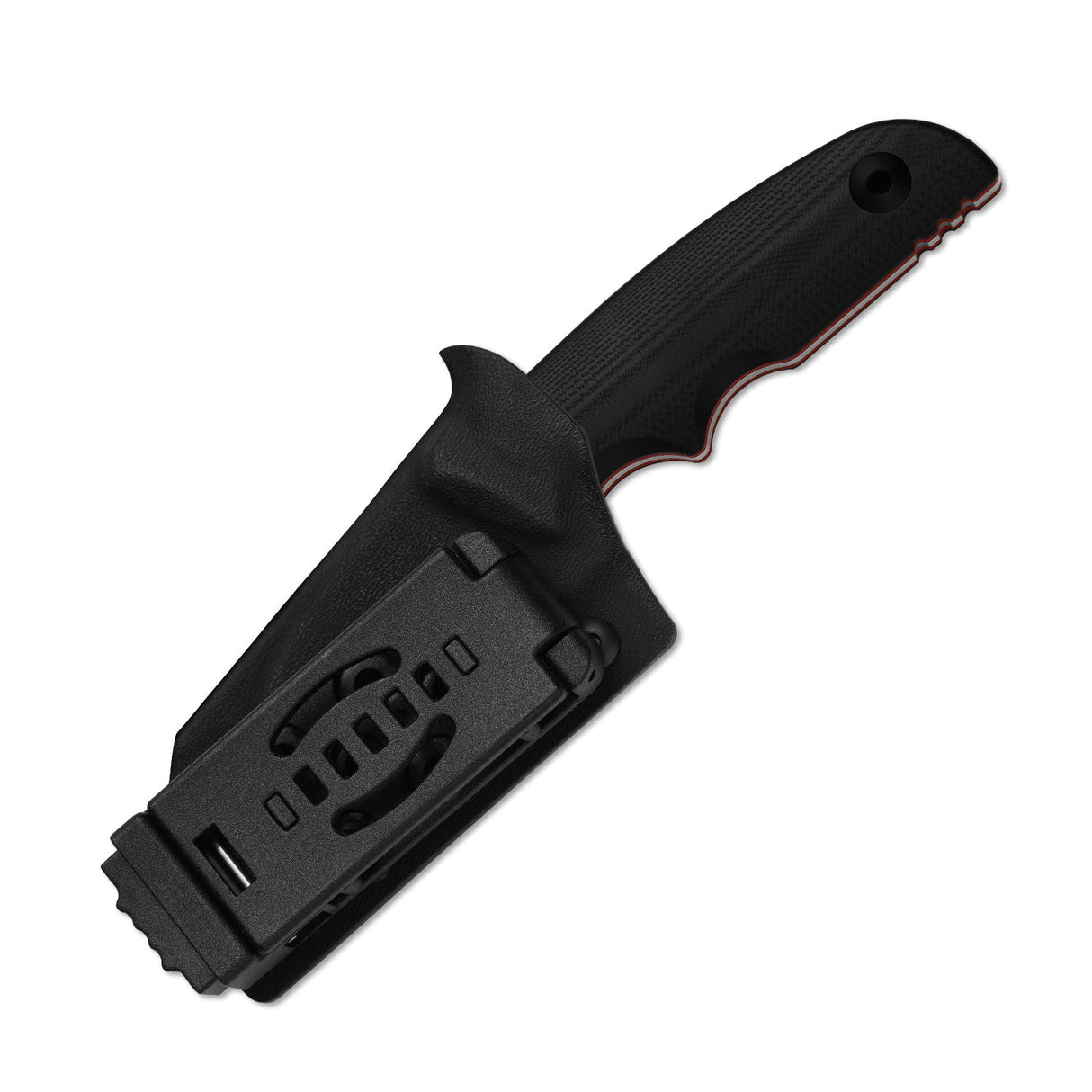 Snick | Black & Red G10 + Satin AEB-L