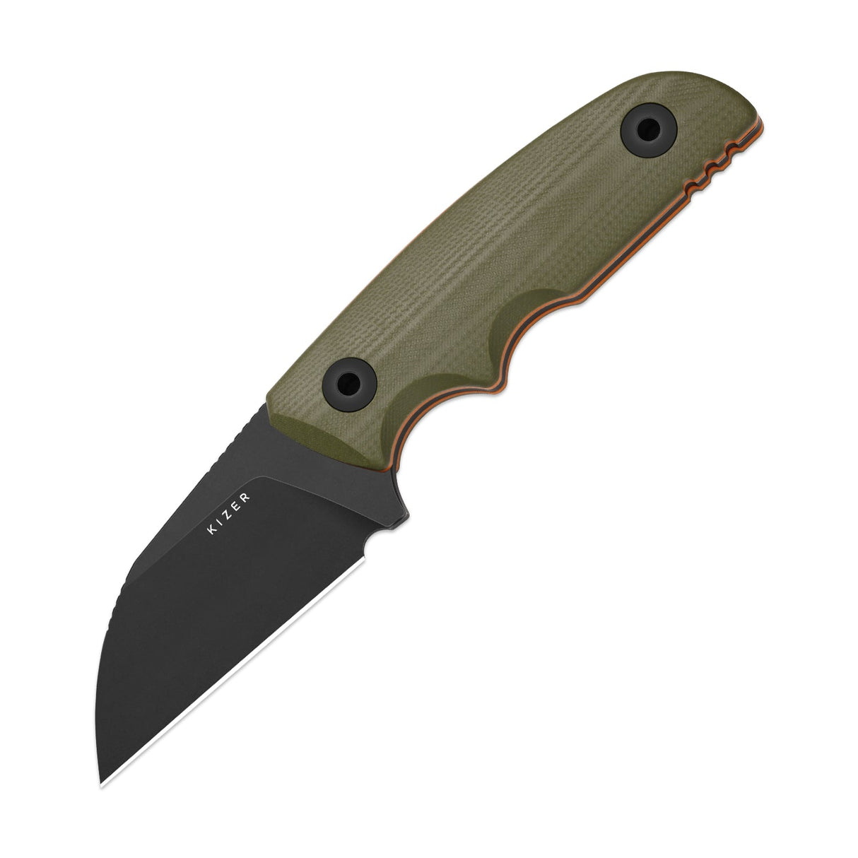 Snick | Green & Orange G10 + Blackwashed AEB-L