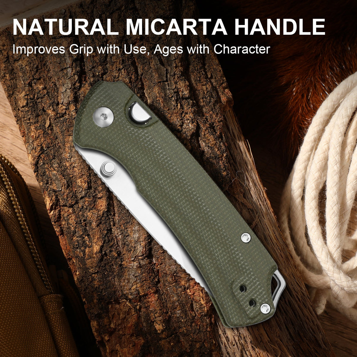 T1 BD | Green Micarta + Nitro-V
