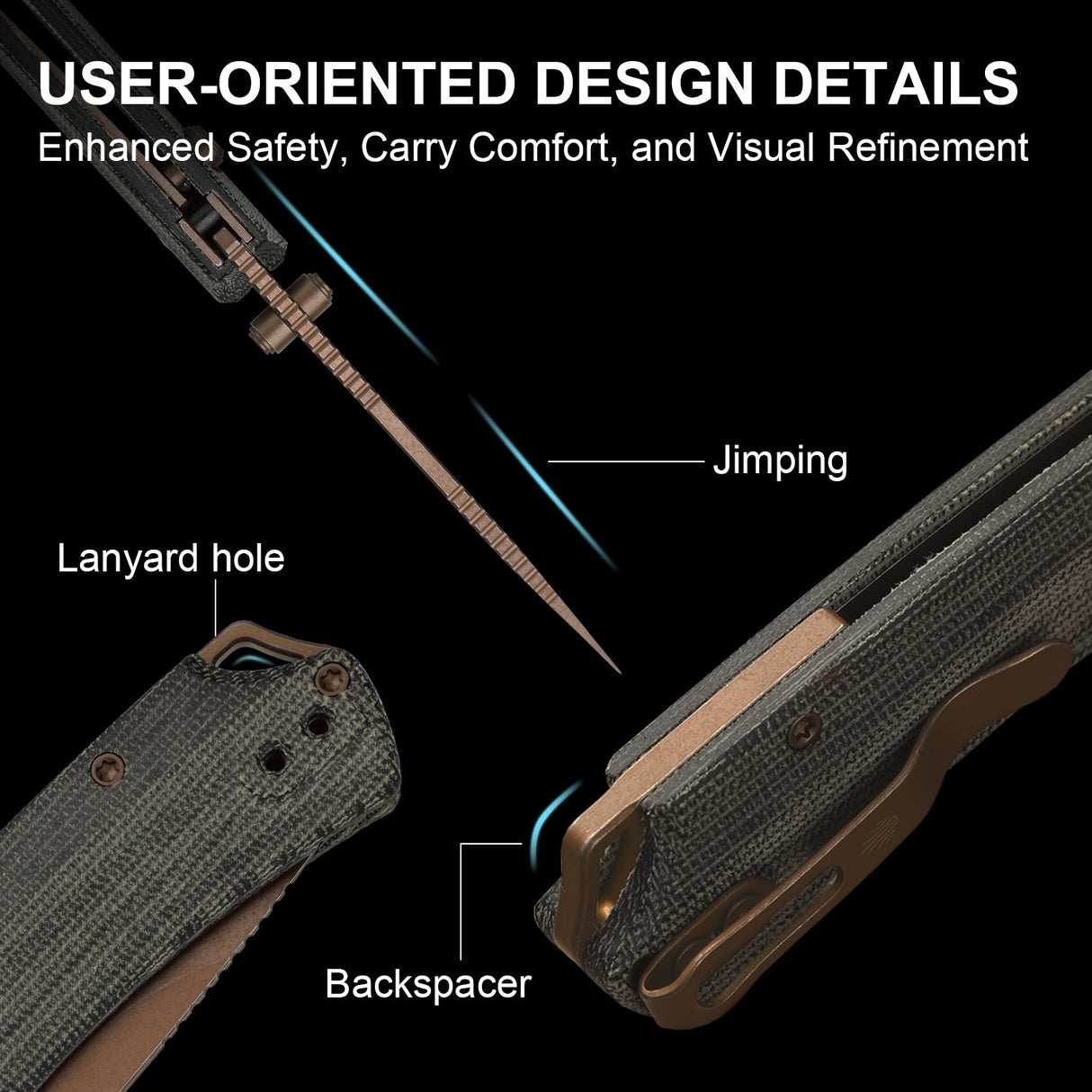 T1 BD | Norplex UltreX™ Micarta + Sunset Nitro-V