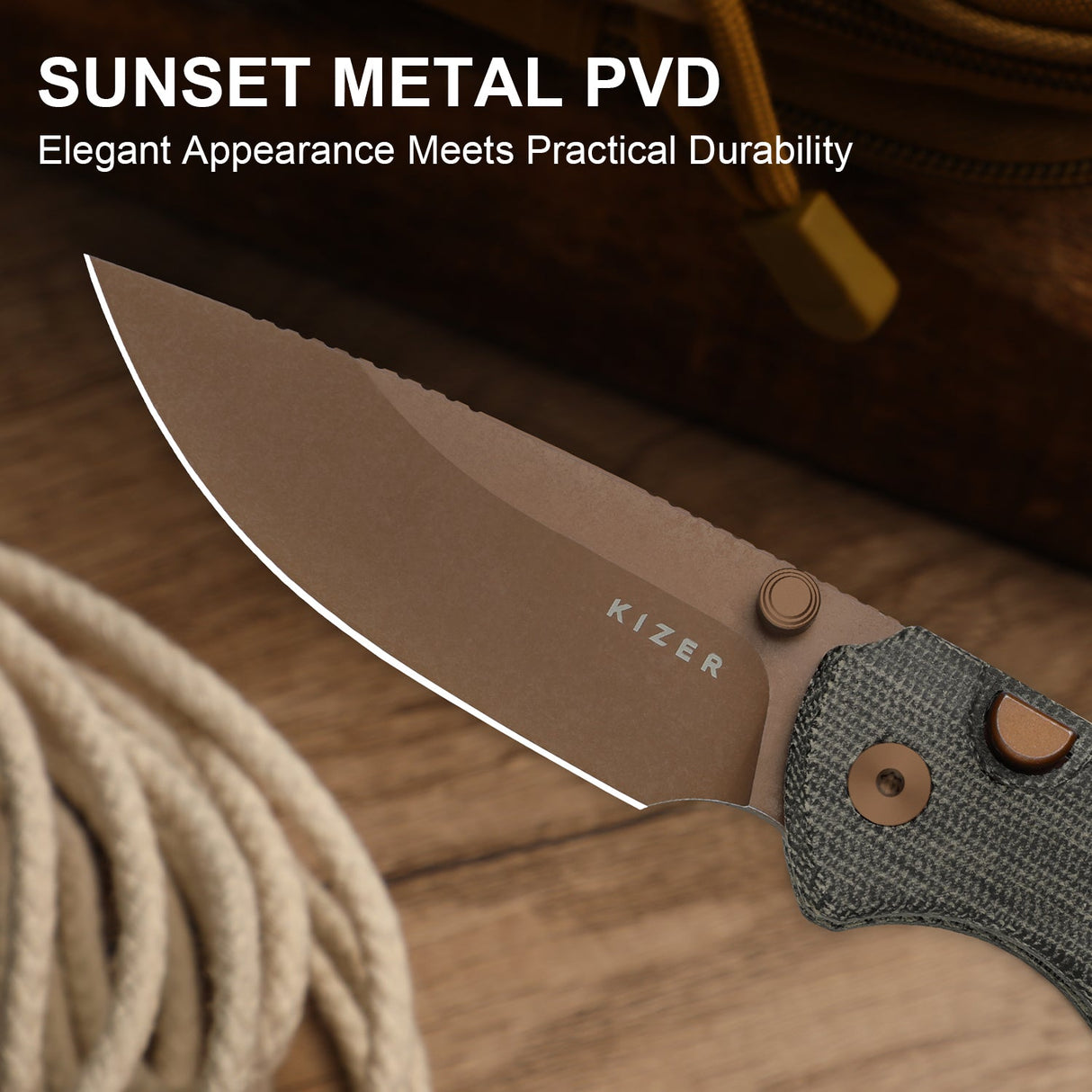 T1 BD | Norplex UltreX™ Micarta + Sunset Nitro-V