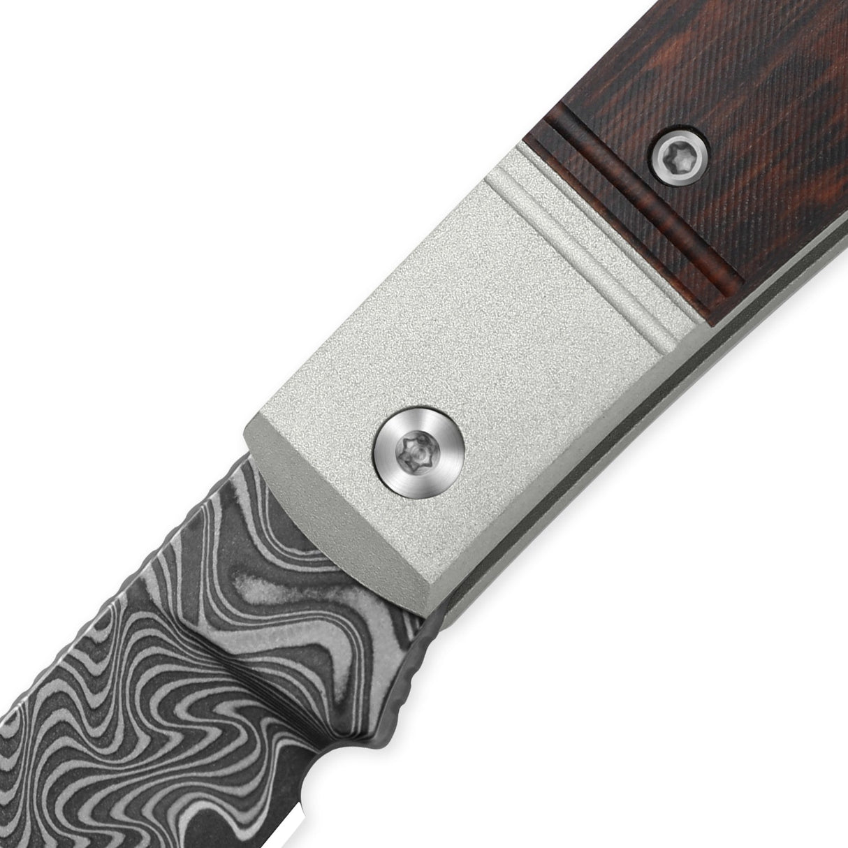 Trestle D | Leopard Wood + Damascus