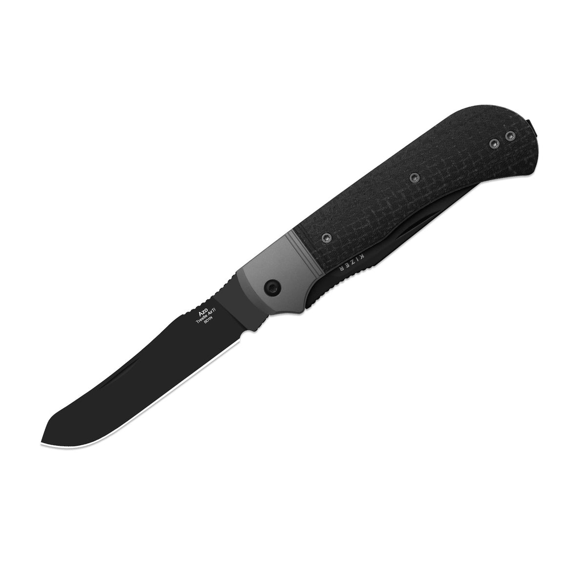 Trestle TP AirTi - Dual Blade | Aluminum & Micarta + Black PVD BD1N