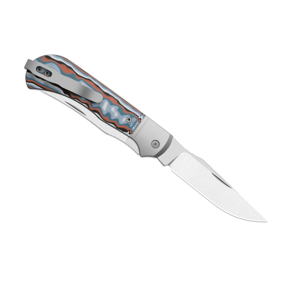 Trestle TP AirTi - Dual Blade | Aluminum & Vortex Micarta + Satin BD1N