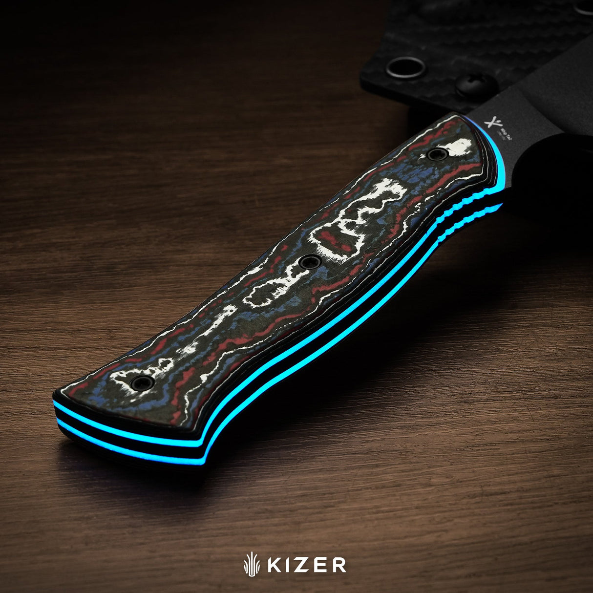 Whip Tail | FatCarbon Nebula & GID G10 + Black Coated CPM 10V