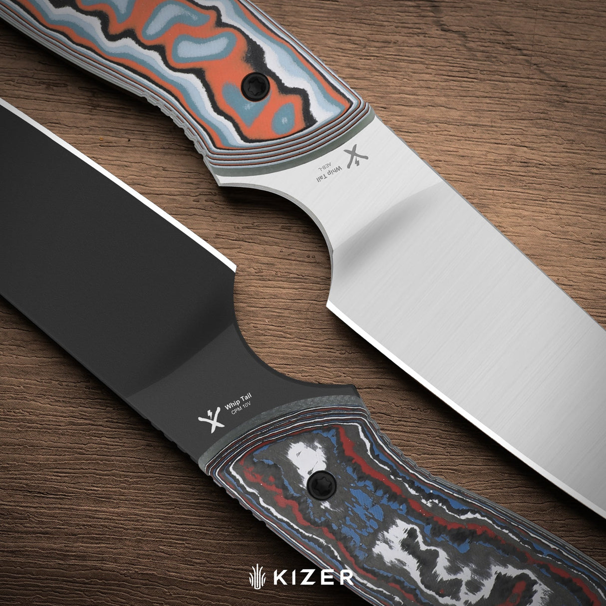 Whip Tail | Vortex Micarta & GID G10 + Satin AEB-L