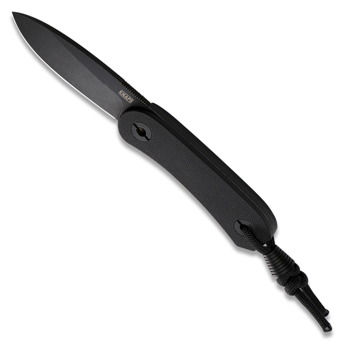Lander 4 Fixed Blade | Black G10 + Blackwash D2