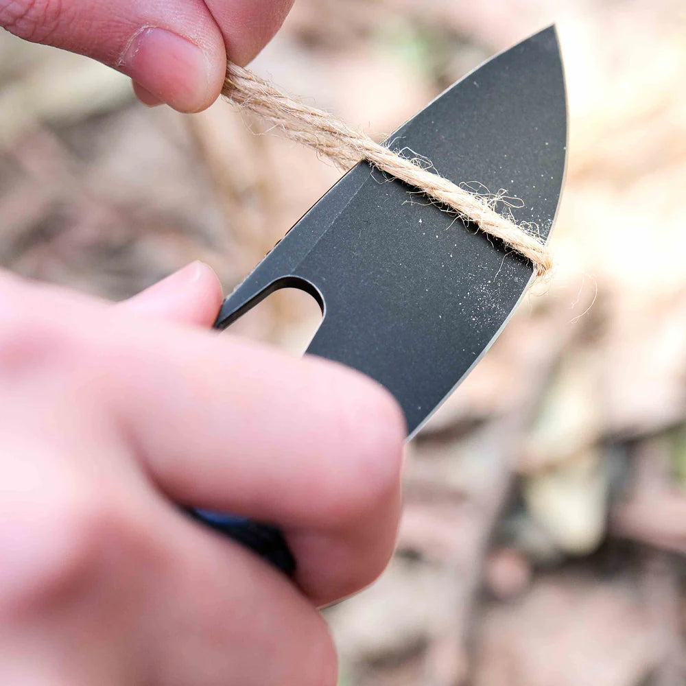 Porcupine | Black Micarta + Blackwash 14C28N - A2601
