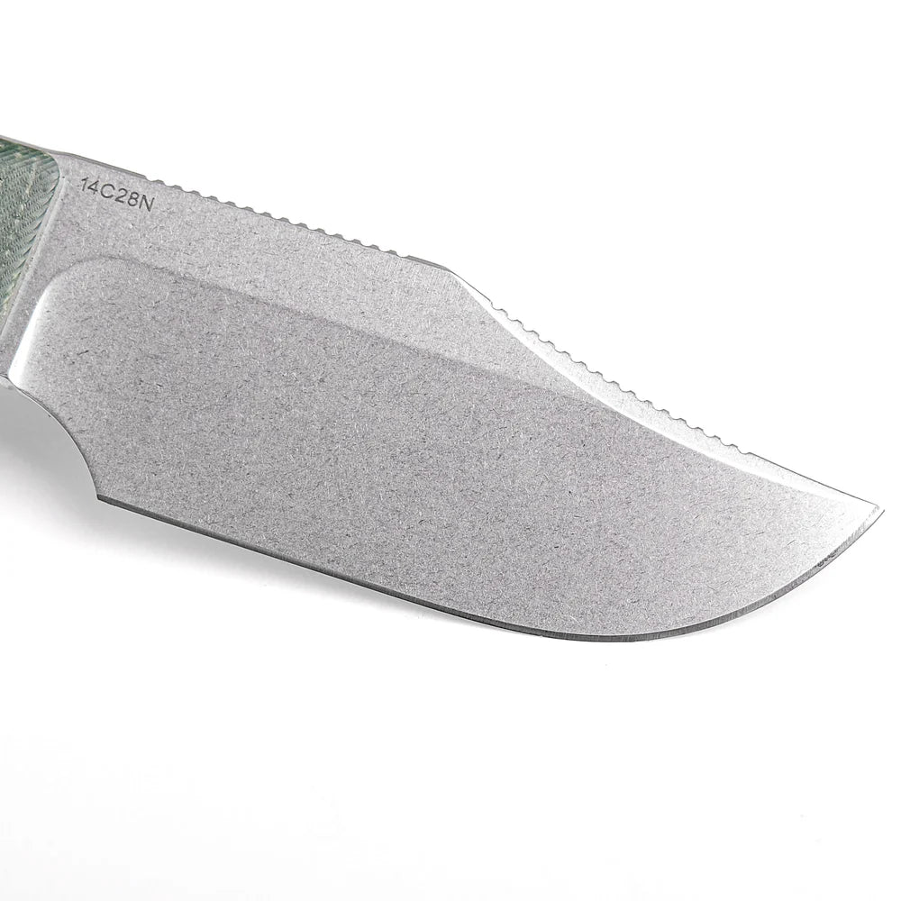 Quokka - Fixed Blade | Green Micarta + 14C289 - D0601