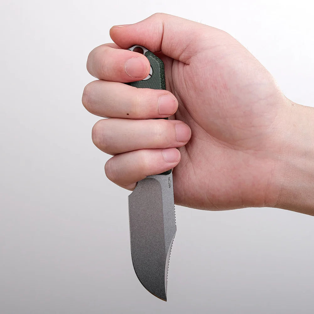 Quokka - Fixed Blade | Green Micarta + 14C289 - D0601