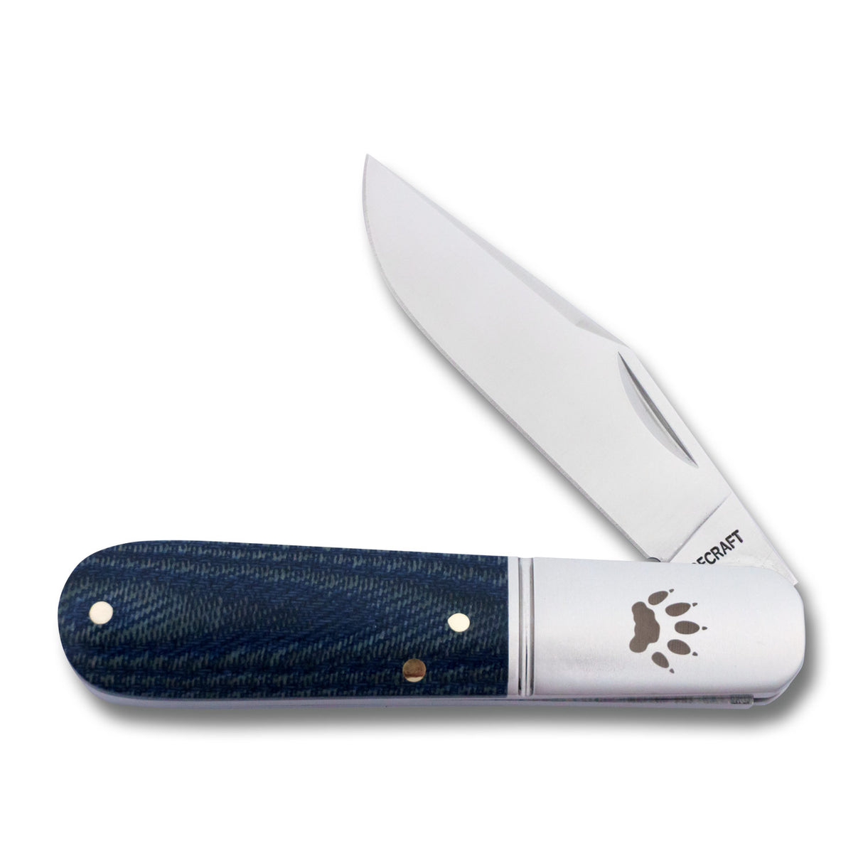 Otter Creek Barlow Denim Micarta Slipjoint - RCT020-BDM
