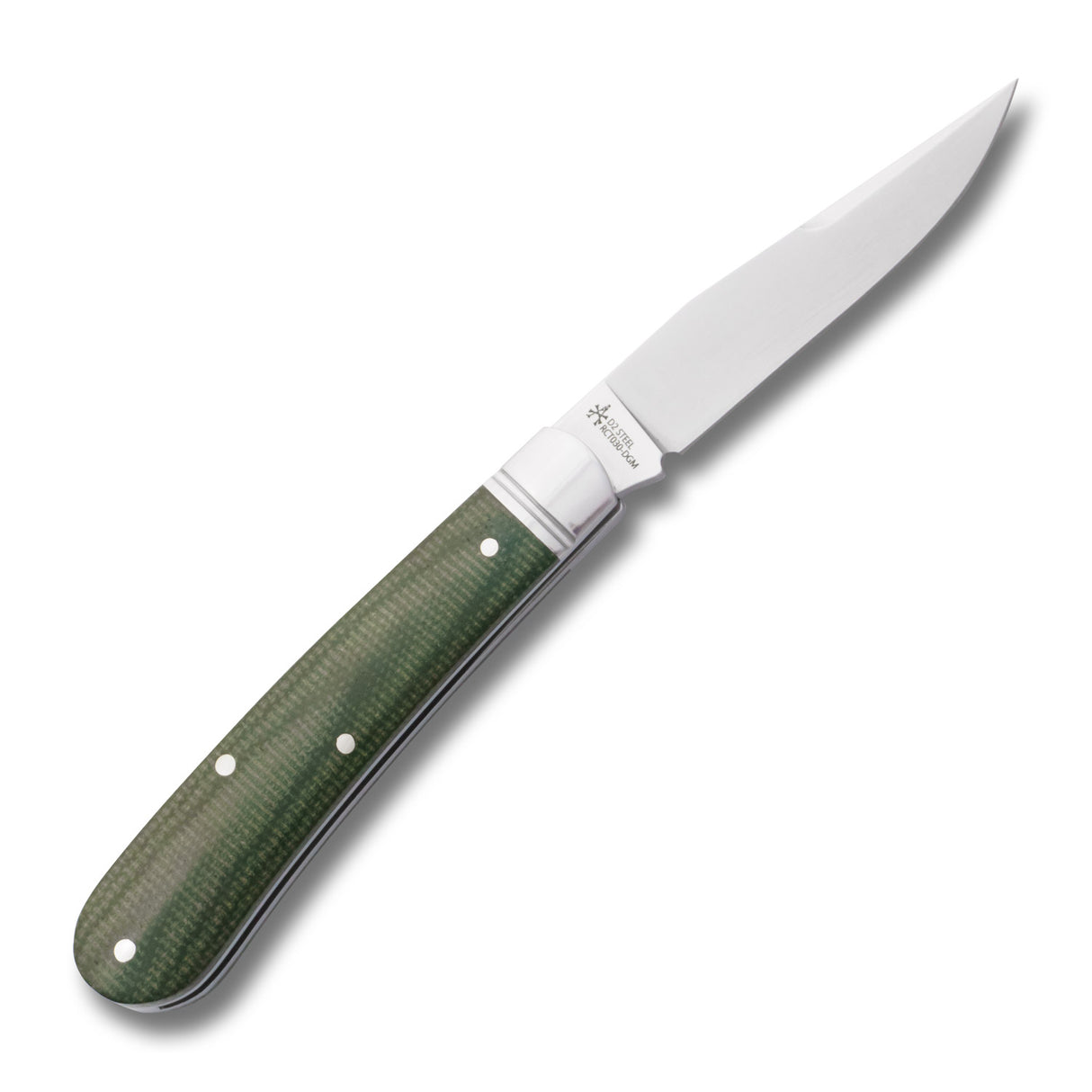 Buffalo River Jack Green Micarta Slipjoint - RCT030-DGM