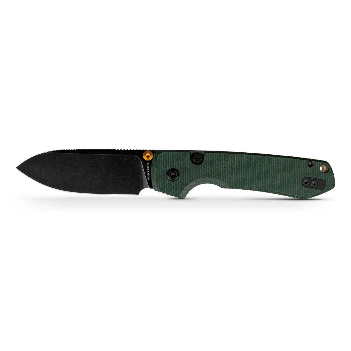 Raccoon 2.0 Top Liner Lock | Green Micarta + 14C28N Drop Point - A2901
