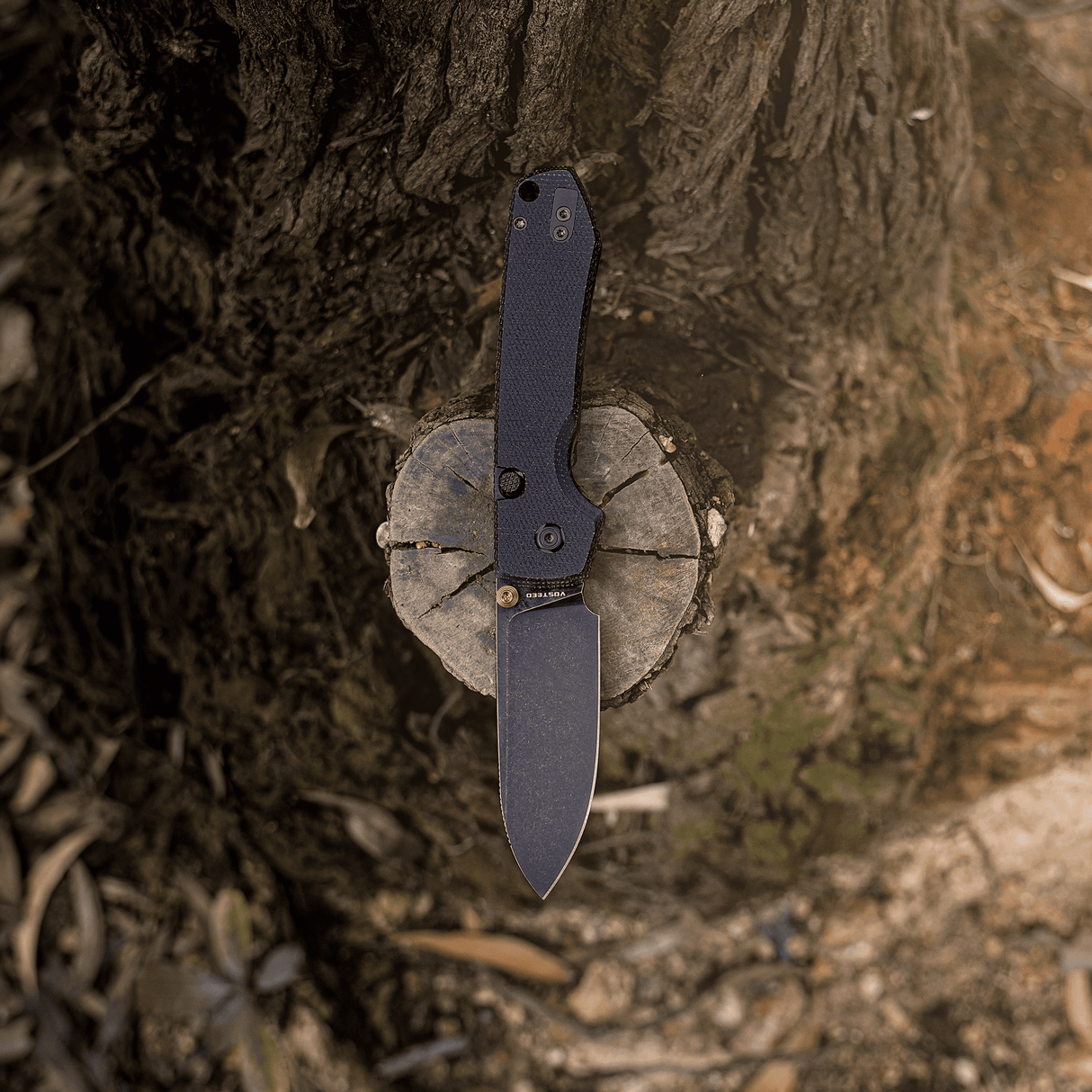 Raccoon 2.0 Top Liner Lock | Black Micarta + 14C28N Drop Point - A2902