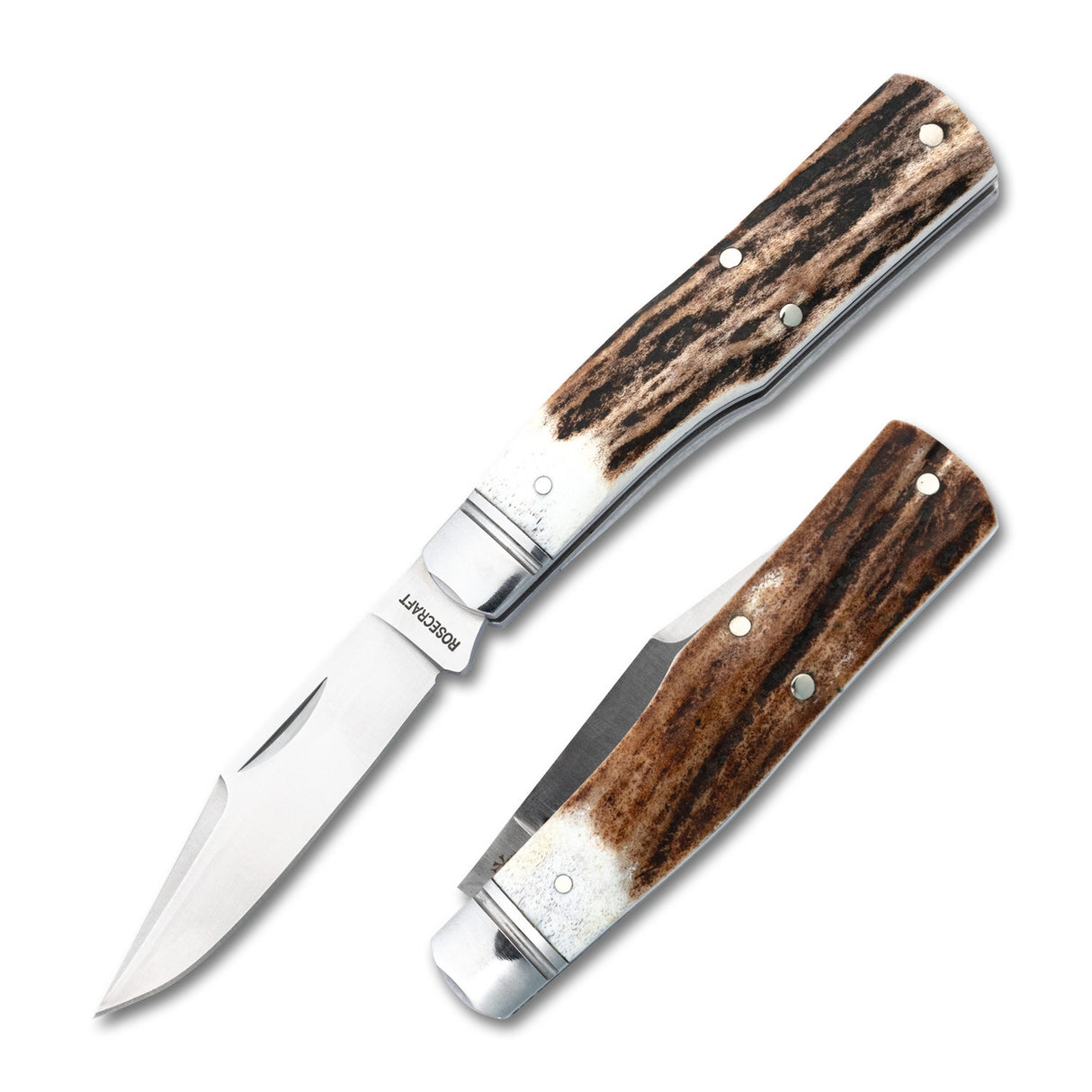 Savage Creek Gunstock Stag Slipjoint - RCT014-ST