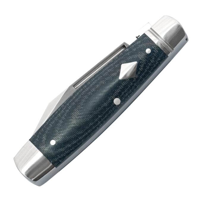 Barren Fork Jack Blue Denim Micarta Slipjoint - RCT031-BDM