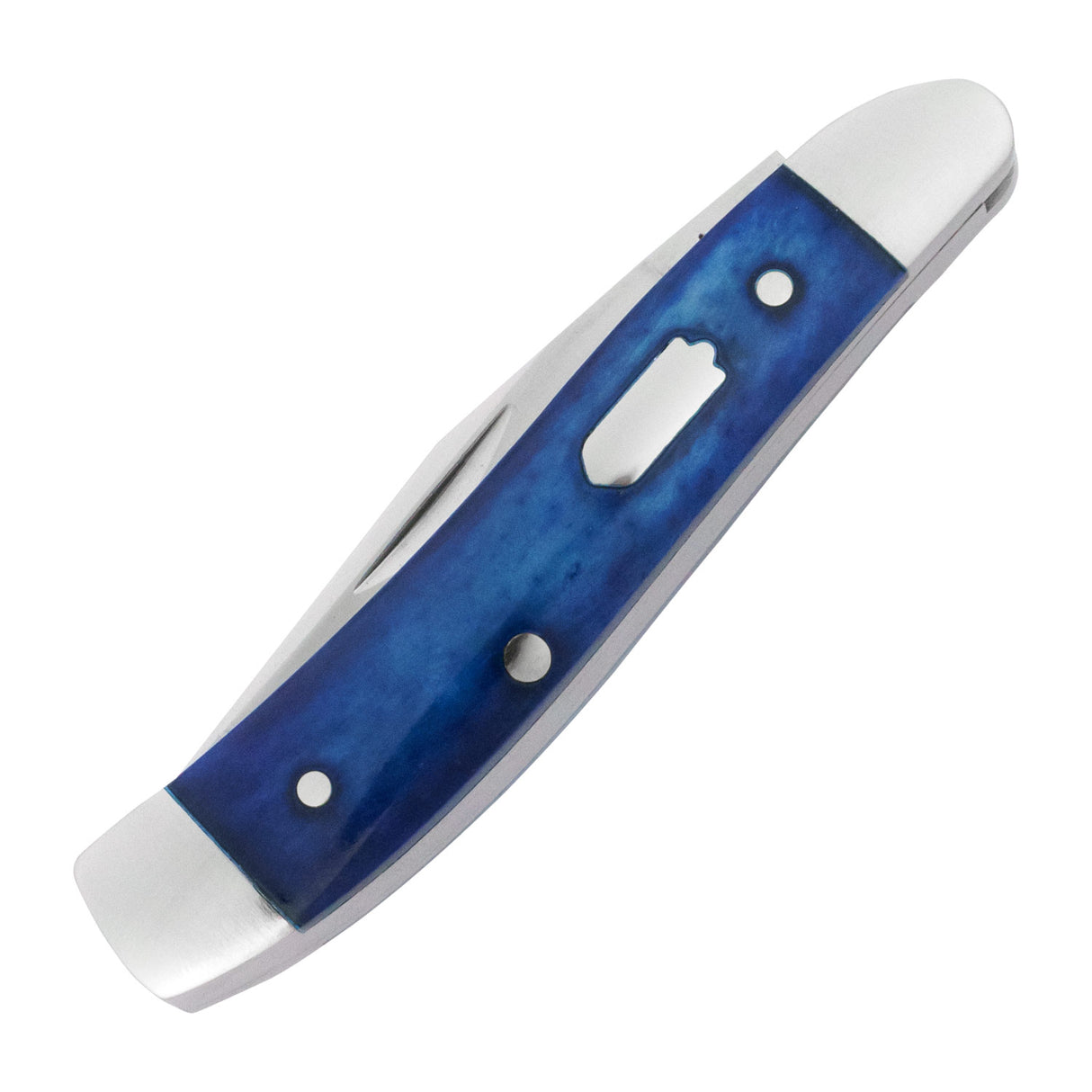 Piney River Peanut Vintage Blue Bone Slipjoint - RCT029-BBB