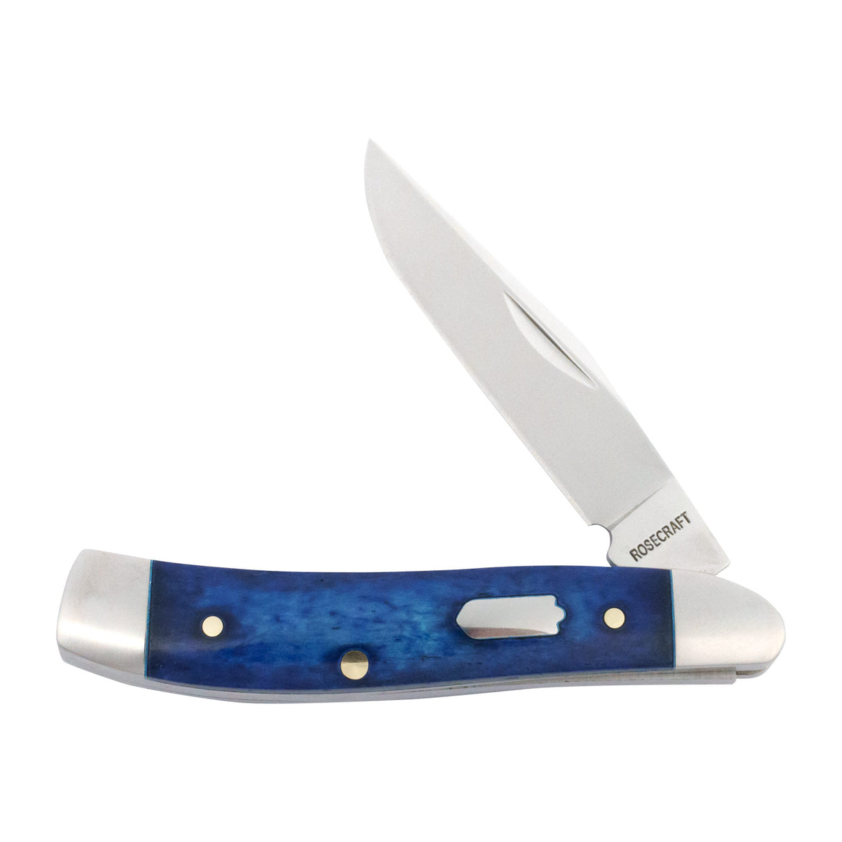 Piney River Peanut Vintage Blue Bone Slipjoint - RCT029-BBB