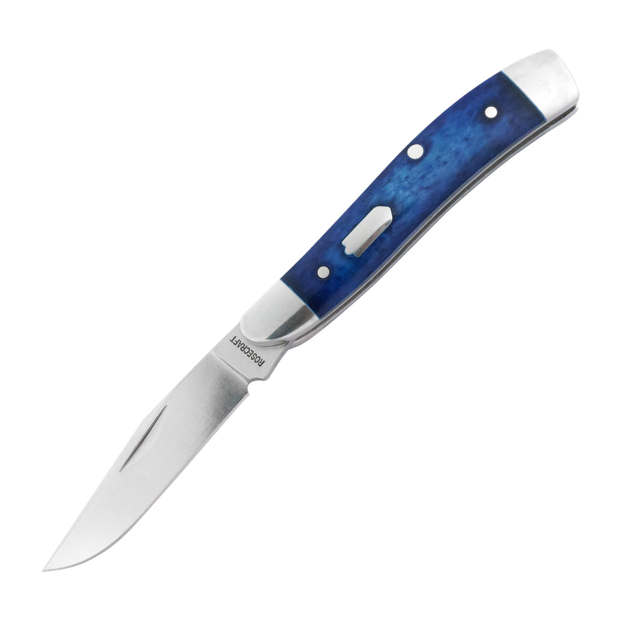 Piney River Peanut Vintage Blue Bone Slipjoint - RCT029-BBB