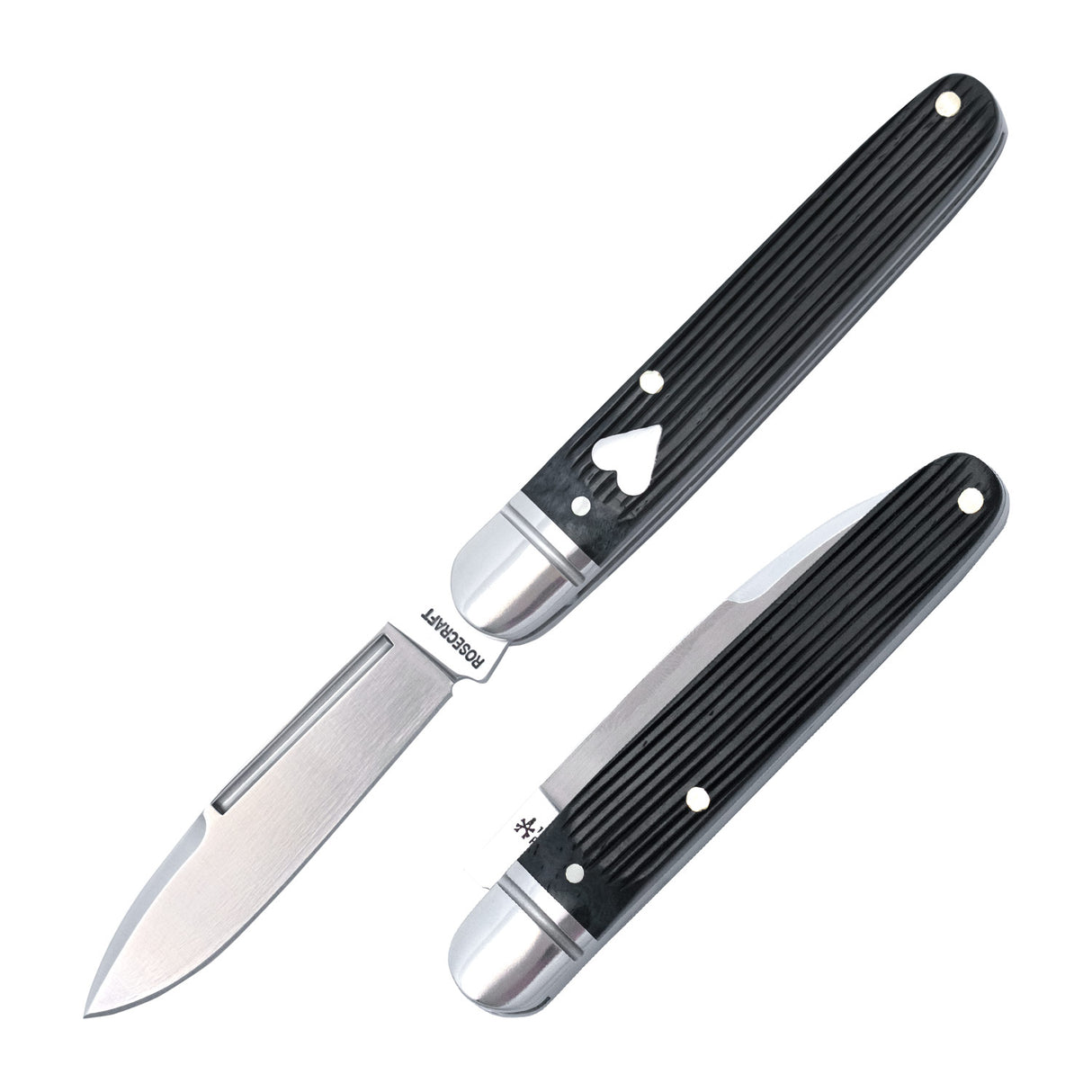 Tuckahoe Jack Gray Barnboard Jigged Bone Slipjoint - RCT032- BKB