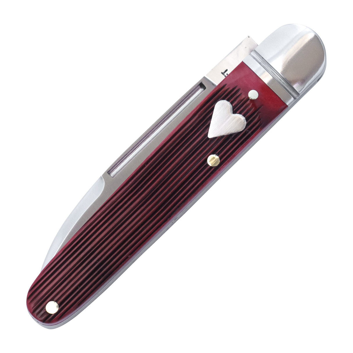 Tuckahoe Jack Red Barnboard Jigged Bone Slipjoint - RCT032- RJB