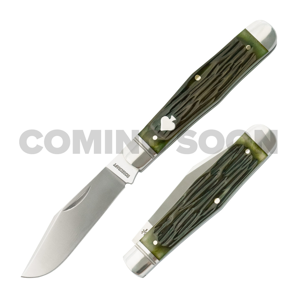 Cumberland River Coke Bottle Vintage Jigged Bone Slipjoint - RCT026-VJB