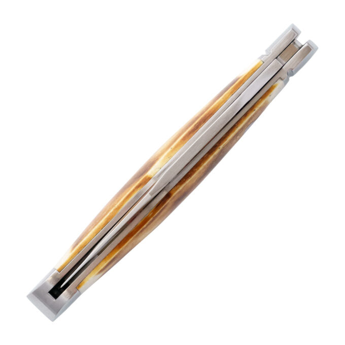 Cumberland River Coke Bottle Toasted White Bone Slipjoint - RCT026-TWB