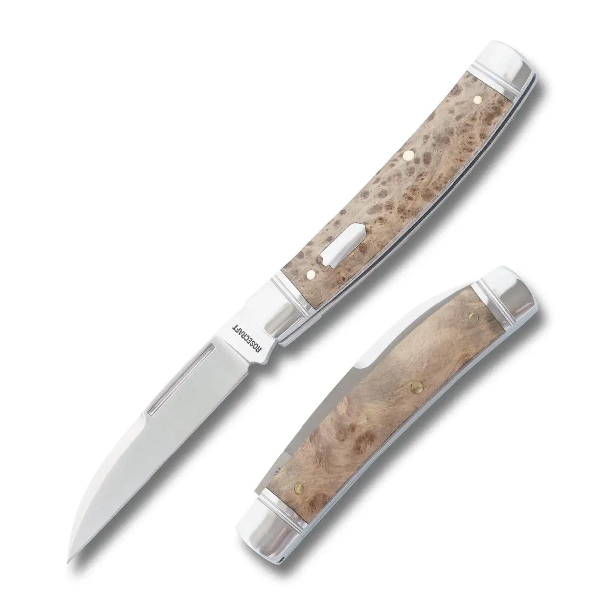 Mud Creek Congress Burlwood Slipjoint - RCT028-BRL