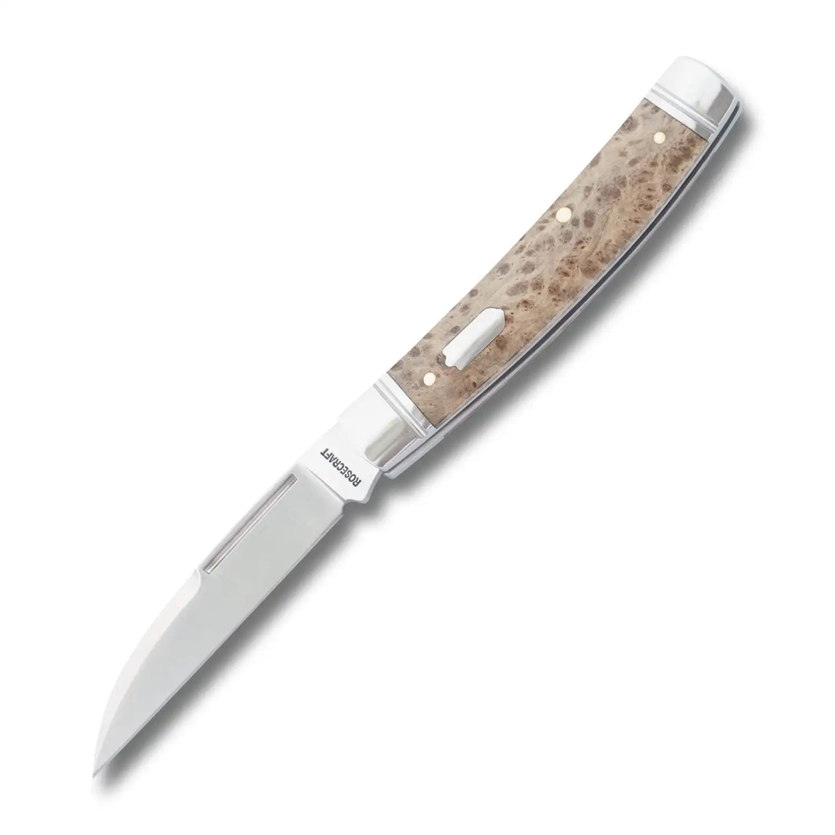 Mud Creek Congress Burlwood Slipjoint - RCT028-BRL