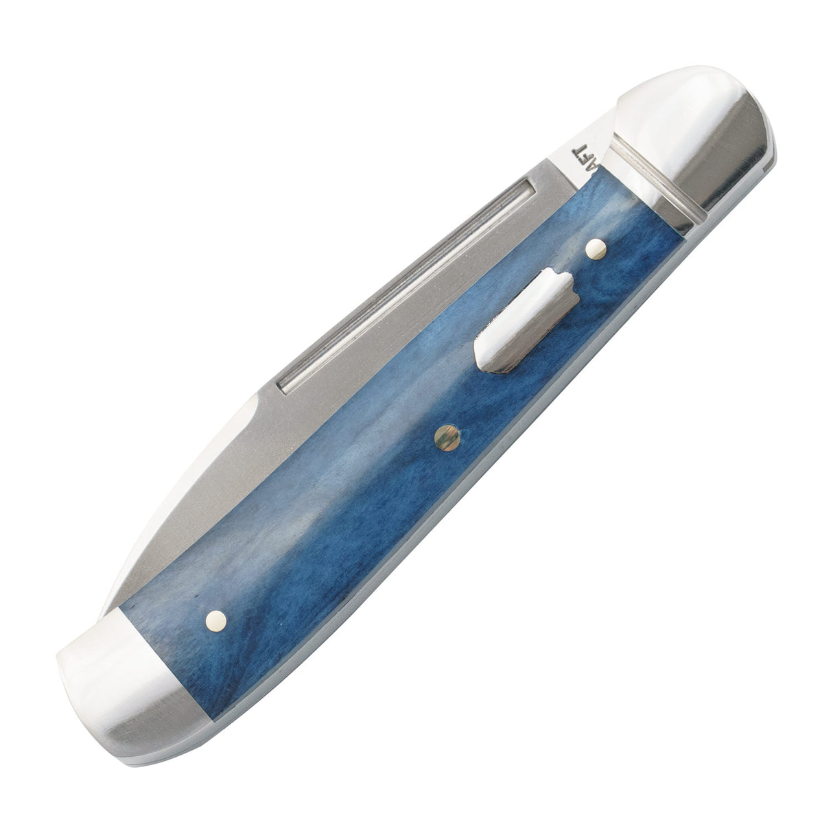 Snake Creek Copperhead Vintage Blue Bone Slipjoint - RCT035-VBB