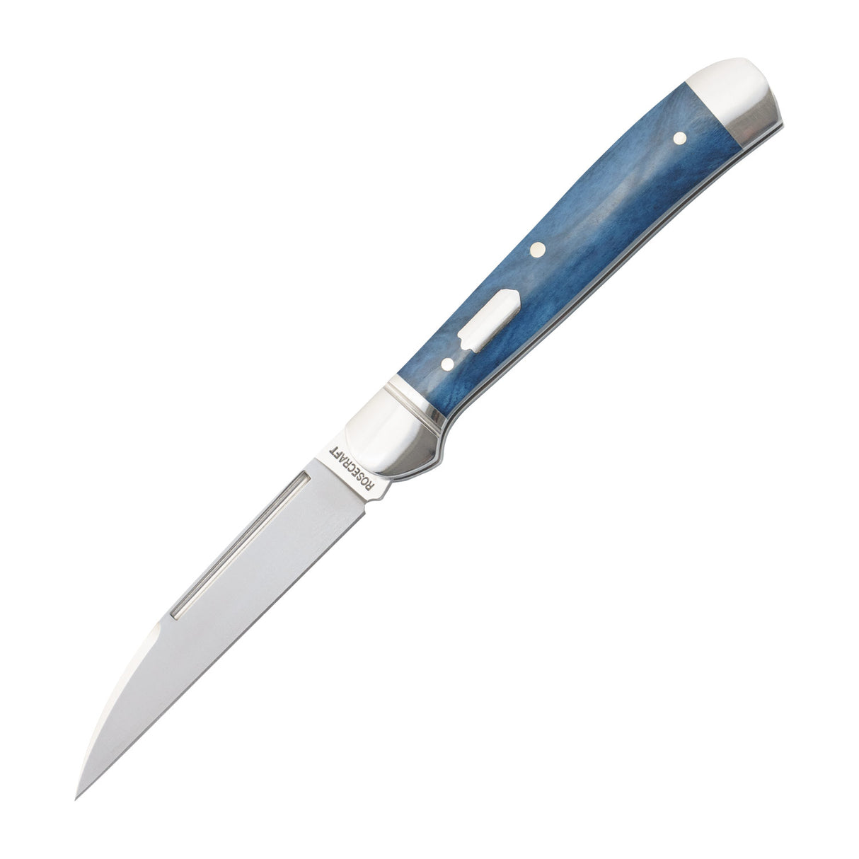 Snake Creek Copperhead Vintage Blue Bone Slipjoint - RCT035-VBB