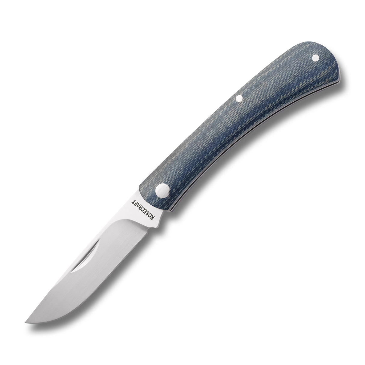 Overall Creek Farmhand Denim Micarta Slipjoint - RCT022-BDM