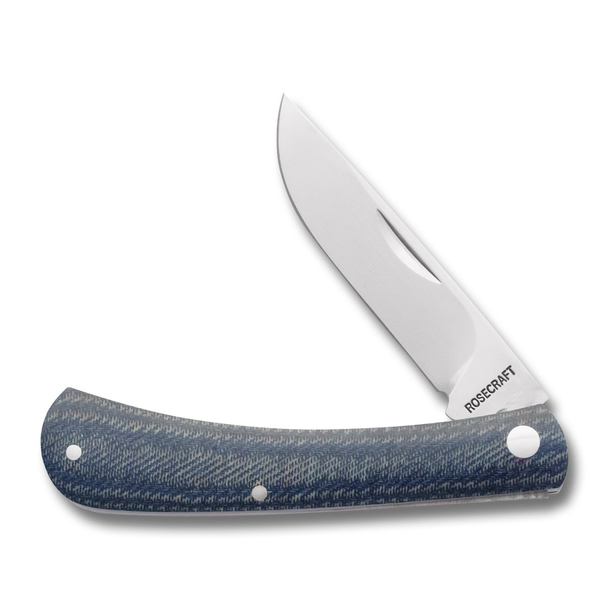 Overall Creek Farmhand Denim Micarta Slipjoint - RCT022-BDM