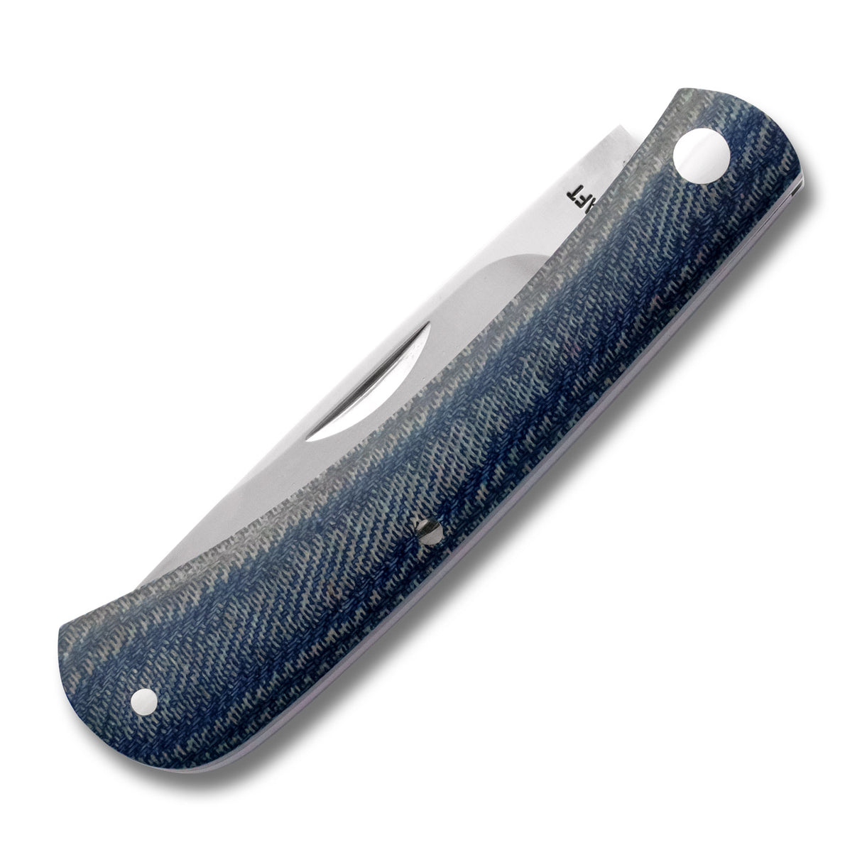Overall Creek Farmhand Denim Micarta Slipjoint - RCT022-BDM