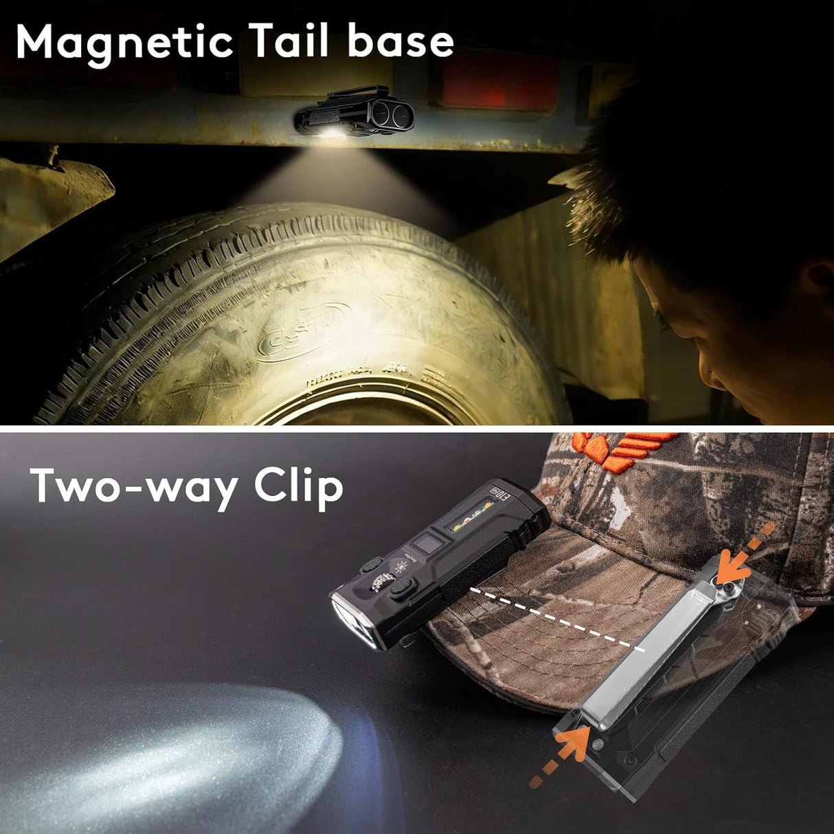 E10 Pro | Compact Scroll-Wheel EDC Flashlight