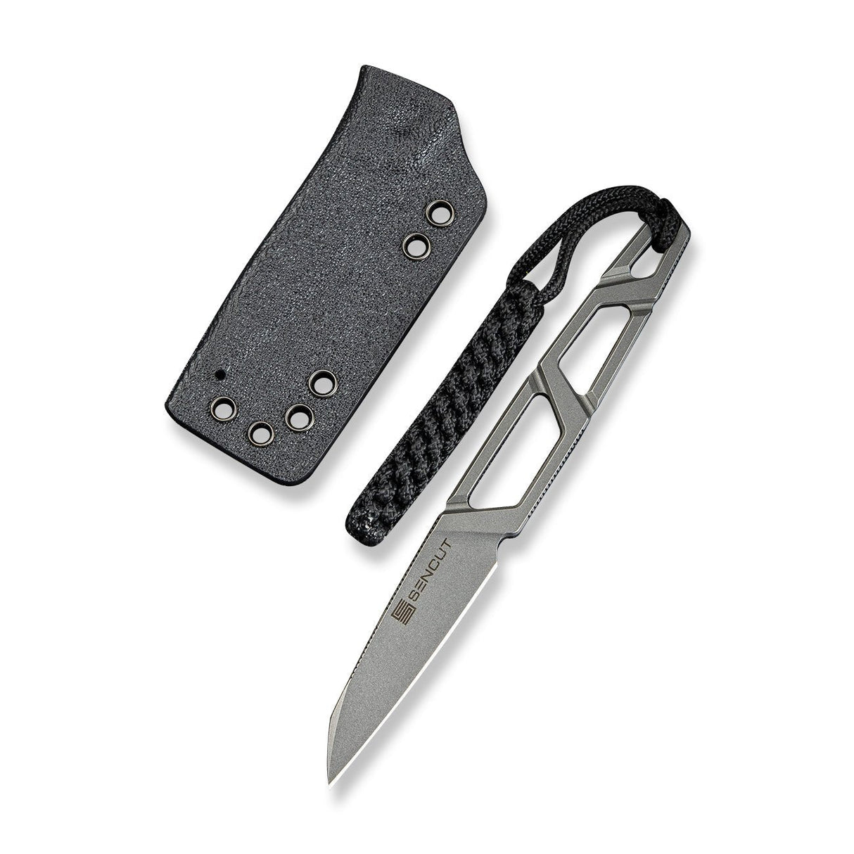 Texo - Fixed Blade | Skeletonised Stonewash 9Cr18MoV