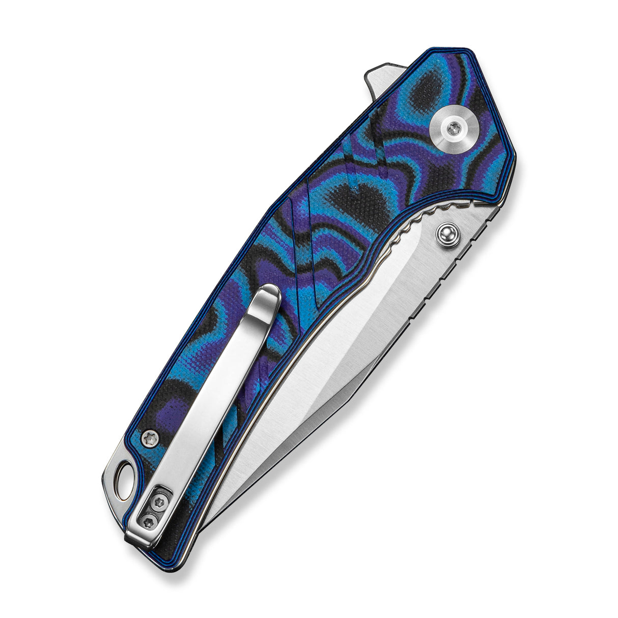 Quirk | Blue, Purple & Black G10 + Satin D2